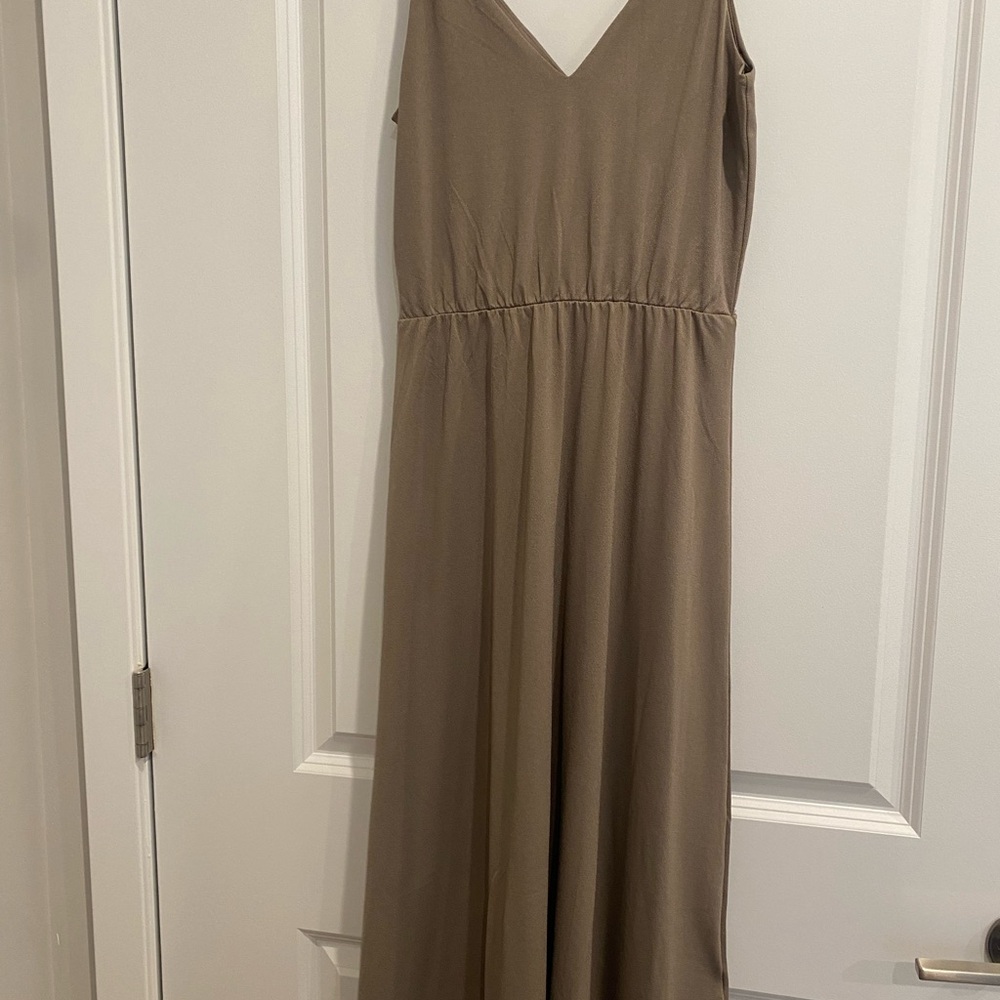 H&M Tan Maxi Dress